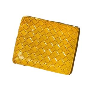 Bottega Veneta Yellow Wallet